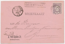 Trein haltestempel : Dedemsvaart  1896