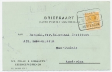 Treinblokstempel : Helder - Amsterdam D 1925