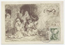 FDC / 1e dag Maximumkaart  Em. Zomer 1956 / Rembrandt