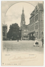 Prentbriefkaart Delft - Camaretten 1902 - Beport