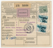 Em. Fotomontage Wilhelmina Pakketkaart Rotterdam - Duitsland 193