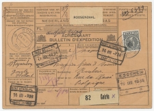 Em. Veth Pakketkaart Goirle - Belgie 1934