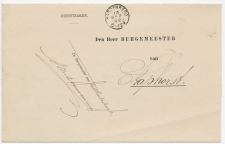 Dienst Drukwerk - Kleinrondstempel Hardenberg 1892