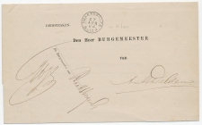 Kleinrondstempel Haaksbergen 1882 kopstaand dagstempel