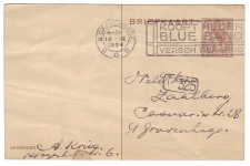 Machinestempel Den Haag 1924 - Blue Band