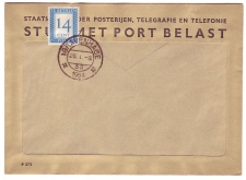 Em. Port 1947 Dienst envelop  Den Haag