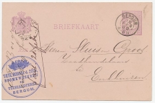 Kleinrondstempel Bergum 1888