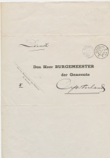 Grootrondstempel Doesburg 1896 - Vervoer buskruit