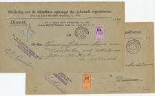 Dienst Aangetekend  s Hertogenbosch 1900 - 1e dag nieuwe strook