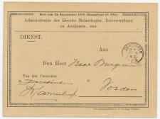Kleinrondstempel Deutichem 1889