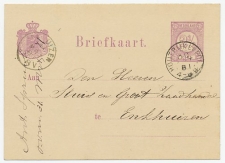 Kleinrondstempel  Houtrijk en Pol. 1881
