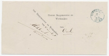 Kleinrondstempel  Oirschot 1883 ( blauw / groen )