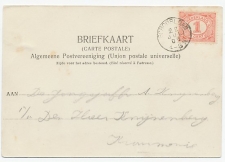 Kleinrondstempel  Schoorldam 1905