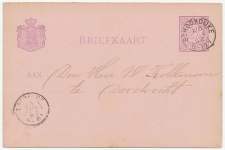 Kleinrondstempel  Schoondijke 1892