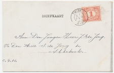 Kleinrondstempel  Twisk 1904