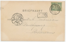 Kleinrondstempel  Haarl. - Bloemend: 1901