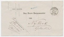 Naamstempel Bunnik 1882