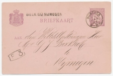 Naamstempel Beek bij Nijmegen 1882