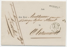 Naamstempel Hasselt 1875