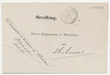 Naamstempel Haaren 1878