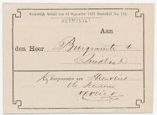 Naamstempel Heenvliet 1876