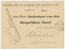 Naamstempel Kamerik 1885