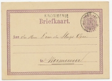 Naamstempel Krommenie 1875