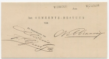 Naamstempel Midwoud - Wognum 1886