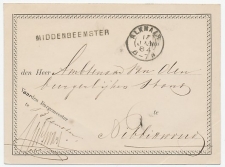 Naamstempel Middenbeemster 1884