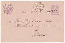 Naamstempel Overschie 1887