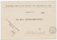 Naamstempel Ridderkerk 1879