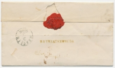 Naamstempel Rhynsaterwoude 1856