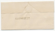 Naamstempel Sliedrecht 1858