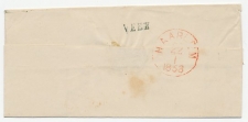 Naamstempel Veen 1858