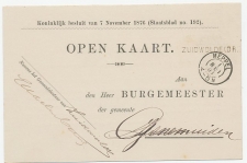 Naamstempel Zuidwolde (Dr:) 1891