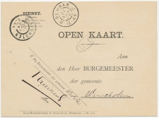 Grootrondstempel Blijham 1904