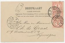 Grootrondstempel Amsterdam Nachtuur 12 - 2 V 1906 - vertrek