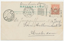 Grootrondstempel Amsterdam Nachtuur 12 - 2 V 1906 - aankomst