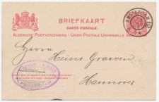 Grootrondstempel Amsterdam 12 - 1908