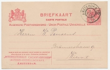 Grootrondstempel Amsterdam 12 - 1908