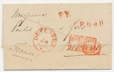 Delden ( distributie kantoor ) - Deventer - Frankrijk 1836
