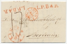 Kampen - Bordeaux 1839 - Rayonstempel  L.P.B. 4.R
