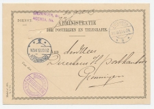 Dienst Posterijen Zuidhorn - Groningen 1913 - Brievenbus