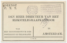 Dienst PTT Den Haag - Amsterdam 1927 - Postwissels