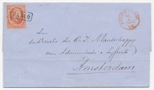 Em. 1864 Den Haag - Amsterdam - Proefstempel