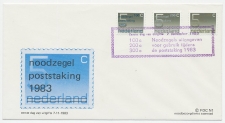 FDC / 1e dag Em. Crouwel - Noodzegel poststaking 1983