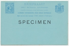 Briefkaart G. 30 - SPECIMEN