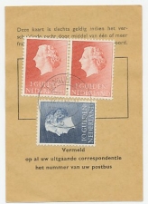 Em. Juliana Postbuskaartje IJmuiden 1966