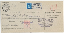 Em. Konijnenburg Groningen - Heerenveen 1940 - Kwitantie