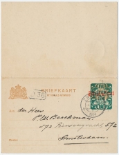 Briefkaart G. 177 II Zwolle - Amsterdam 1924